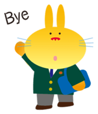 "The Rabbit" in spring days sticker #10507965