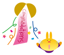 "The Rabbit" in spring days sticker #10507966