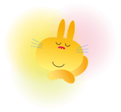 "The Rabbit" in spring days sticker #10507969