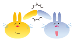 "The Rabbit" in spring days sticker #10507972