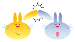 "The Rabbit" in spring days sticker #10507972