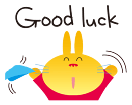 "The Rabbit" in spring days sticker #10507978