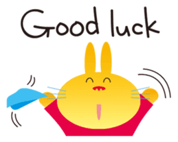 "The Rabbit" in spring days sticker #10507978