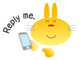 "The Rabbit" in spring days sticker #10507979