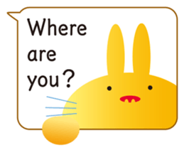 "The Rabbit" in spring days sticker #10507980