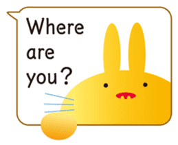 "The Rabbit" in spring days sticker #10507980