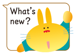 "The Rabbit" in spring days sticker #10507981