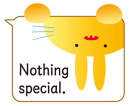 "The Rabbit" in spring days sticker #10507982