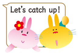 "The Rabbit" in spring days sticker #10507983