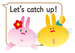 "The Rabbit" in spring days sticker #10507983