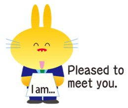 "The Rabbit" in spring days sticker #10507988