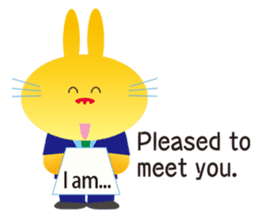 "The Rabbit" in spring days sticker #10507988