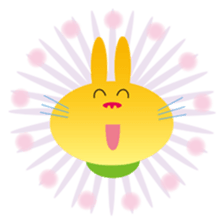 "The Rabbit" in spring days sticker #10507989