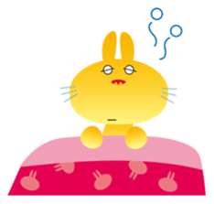 "The Rabbit" in spring days sticker #10507992