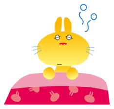 "The Rabbit" in spring days sticker #10507992