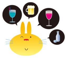 "The Rabbit" in spring days sticker #10507993