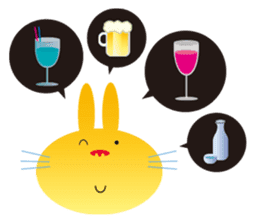 "The Rabbit" in spring days sticker #10507993