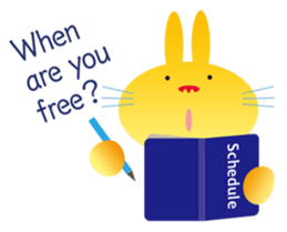 "The Rabbit" in spring days sticker #10507995