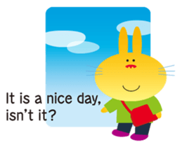 "The Rabbit" in spring days sticker #10507996
