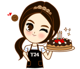 YoKo, just the way she is sticker #10508160