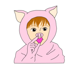 KAWAII boys sticker #10508228