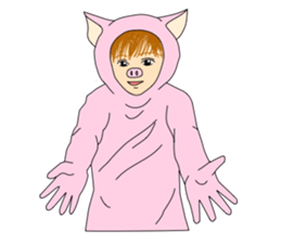 KAWAII boys sticker #10508235