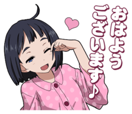 Schoolgirl "Suzu-chan" Sticker sticker #10508440