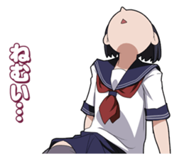 Schoolgirl "Suzu-chan" Sticker sticker #10508466