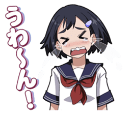 Schoolgirl "Suzu-chan" Sticker sticker #10508477