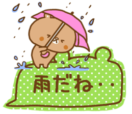 Desperate situation balloon of the bear sticker #10508998