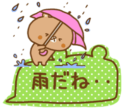 Desperate situation balloon of the bear sticker #10508998