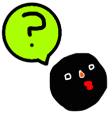 Black something strange guy! sticker #10510301