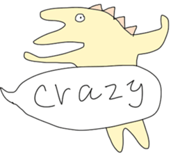 Monster with balloon sticker #10510641