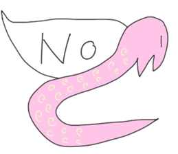 Monster with balloon sticker #10510646