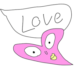 Monster with balloon sticker #10510648