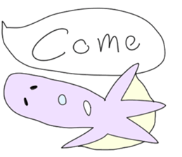 Monster with balloon sticker #10510652