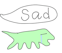 Monster with balloon sticker #10510662