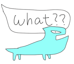 Monster with balloon sticker #10510664