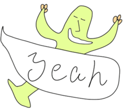 Monster with balloon sticker #10510666