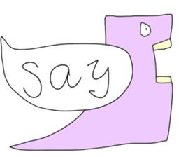 Monster with balloon sticker #10510669