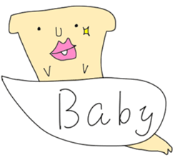 Monster with balloon sticker #10510670