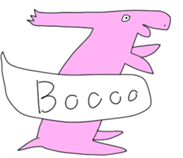 Monster with balloon sticker #10510676