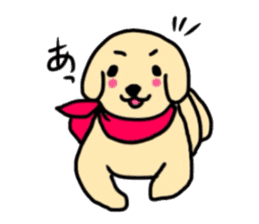 Golden Retriever PINKY sticker #10510682