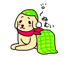 Golden Retriever PINKY sticker #10510687