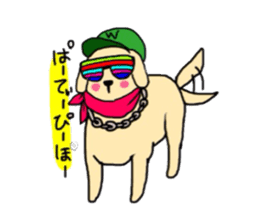 Golden Retriever PINKY sticker #10510691