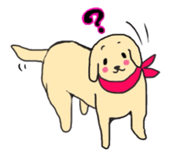 Golden Retriever PINKY sticker #10510695