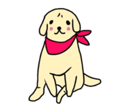 Golden Retriever PINKY sticker #10510701