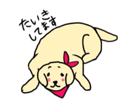 Golden Retriever PINKY sticker #10510705