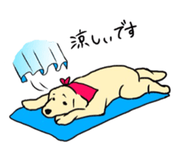 Golden Retriever PINKY sticker #10510709