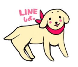 Golden Retriever PINKY sticker #10510711